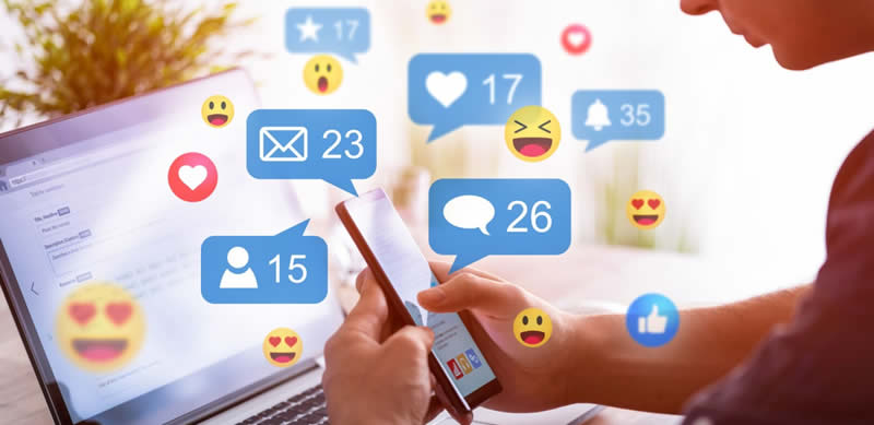 postagens profissionais em redes sociais